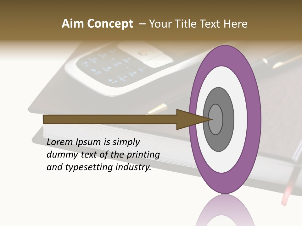 Book Office Paperwork PowerPoint Template