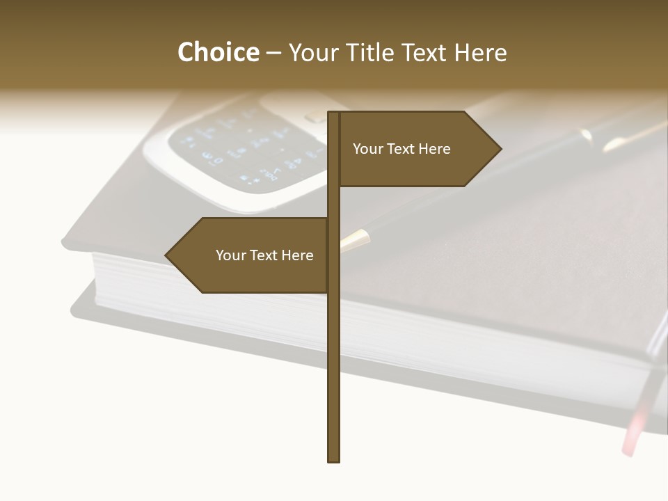 Book Office Paperwork PowerPoint Template