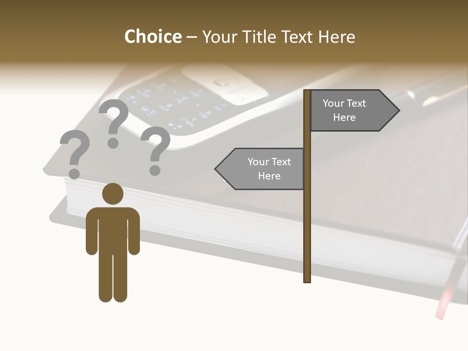 Book Office Paperwork PowerPoint Template