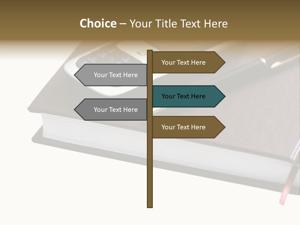 Book Office Paperwork PowerPoint Template
