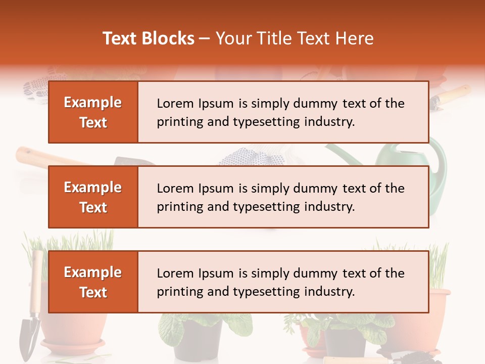 Set Leaf Red PowerPoint Template