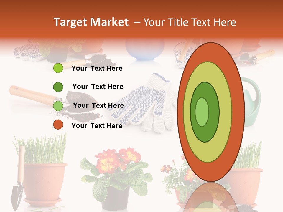 Set Leaf Red PowerPoint Template