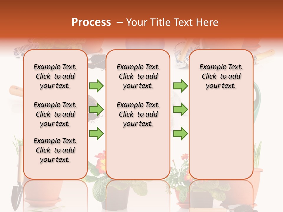 Set Leaf Red PowerPoint Template