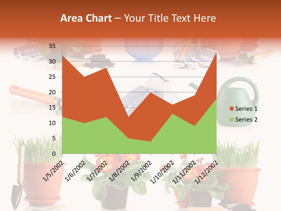 Set Leaf Red PowerPoint Template