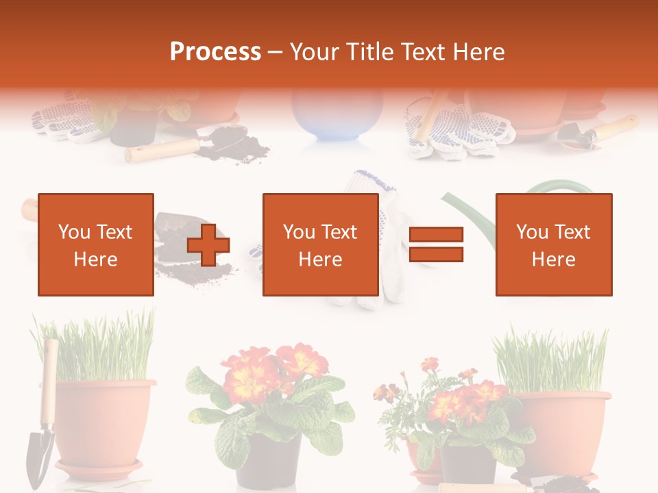 Set Leaf Red PowerPoint Template