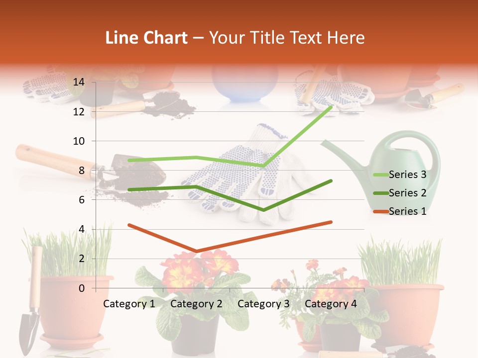 Set Leaf Red PowerPoint Template