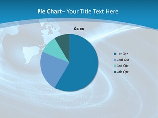 Blue Continent Modern PowerPoint Template