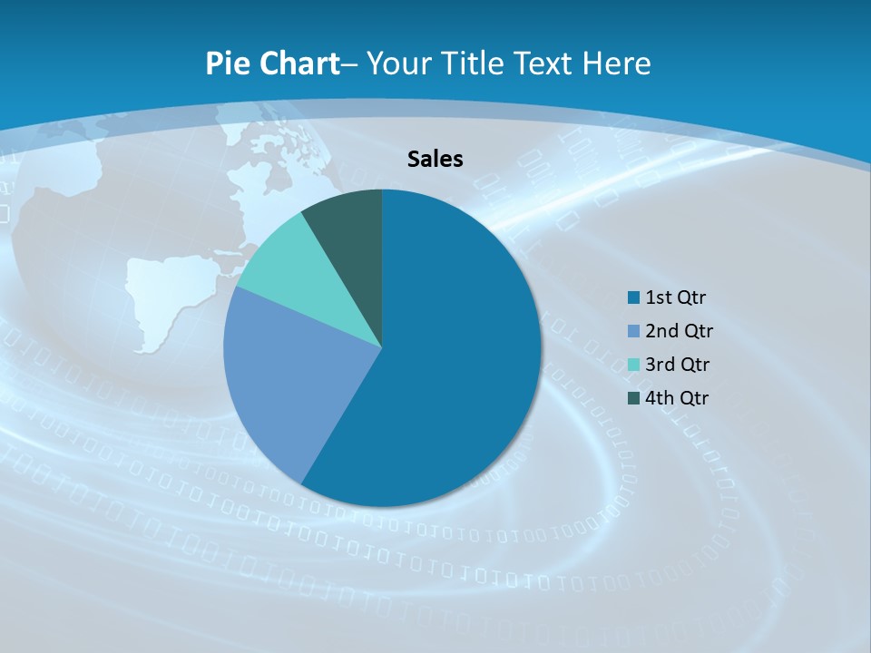 Blue Continent Modern PowerPoint Template
