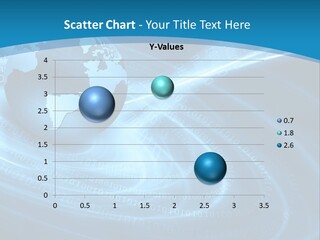 Blue Continent Modern PowerPoint Template