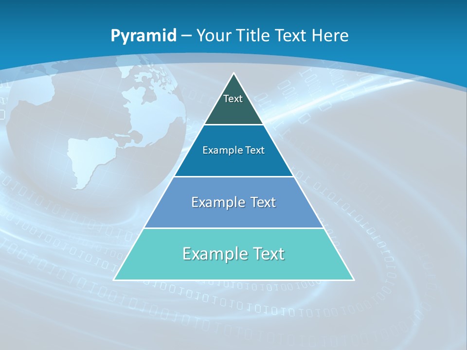 Blue Continent Modern PowerPoint Template