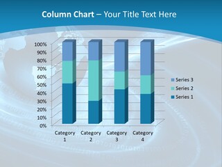 Blue Continent Modern PowerPoint Template