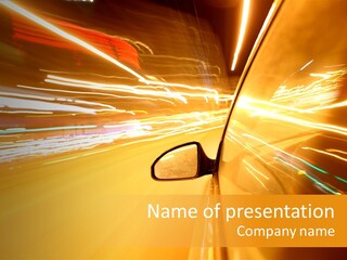 Mirror Highway Way PowerPoint Template