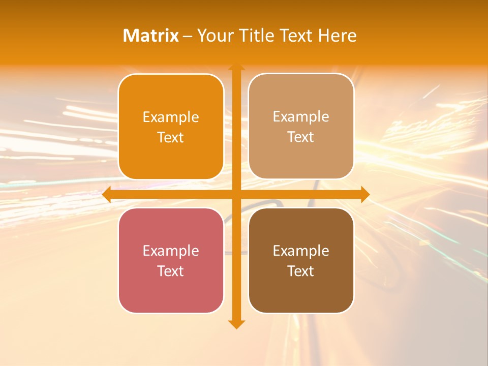 Mirror Highway Way PowerPoint Template