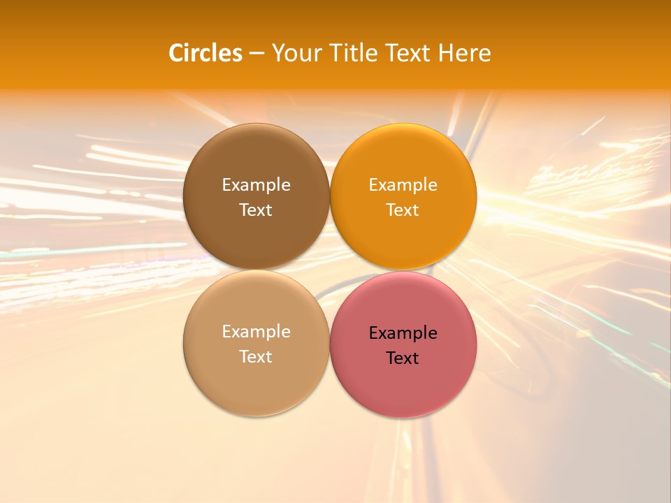Mirror Highway Way PowerPoint Template