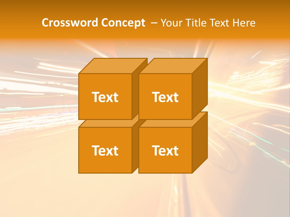 Mirror Highway Way PowerPoint Template