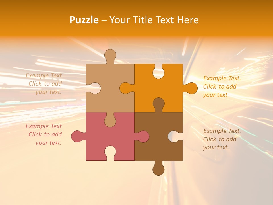 Mirror Highway Way PowerPoint Template