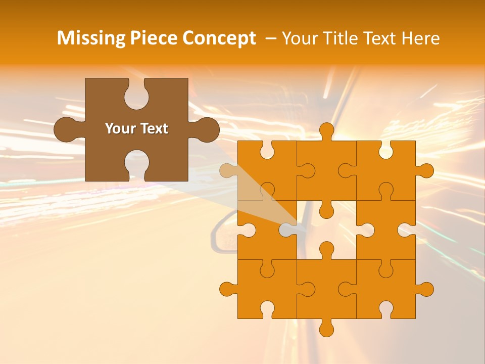 Mirror Highway Way PowerPoint Template