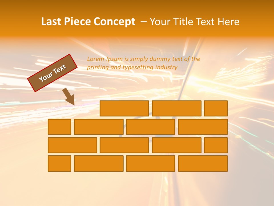 Mirror Highway Way PowerPoint Template