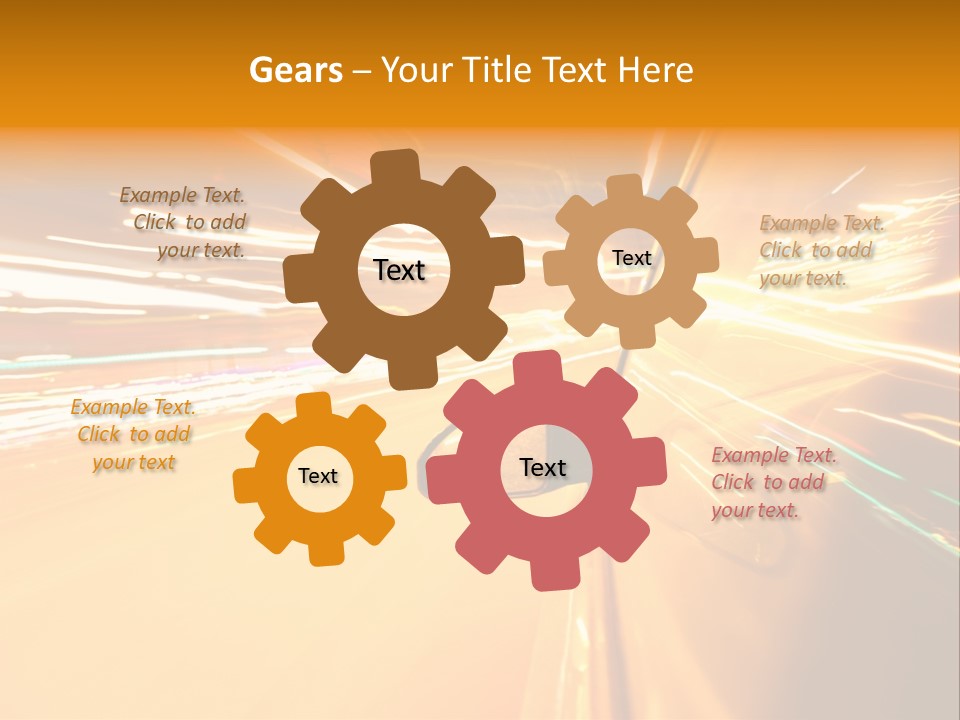 Mirror Highway Way PowerPoint Template