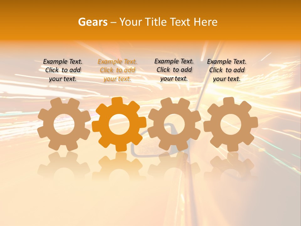 Mirror Highway Way PowerPoint Template