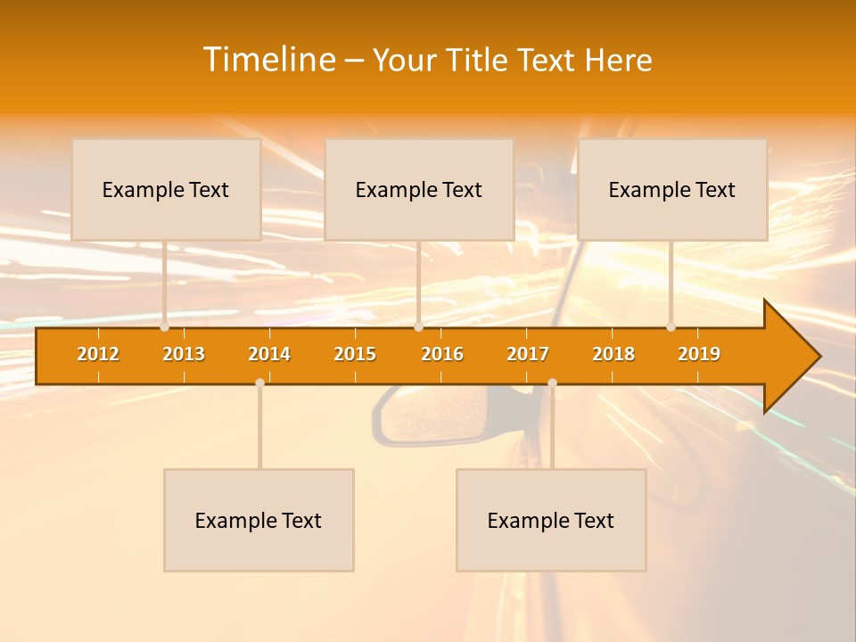 Mirror Highway Way PowerPoint Template