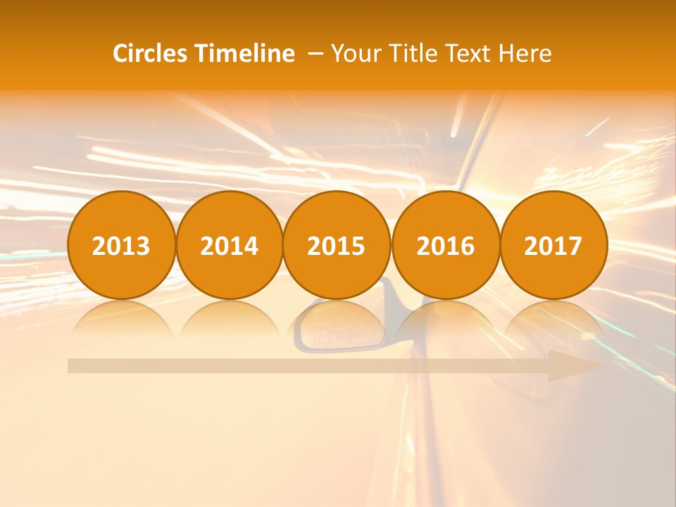 Mirror Highway Way PowerPoint Template
