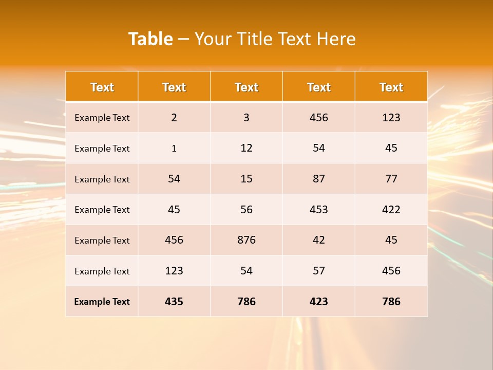 Mirror Highway Way PowerPoint Template