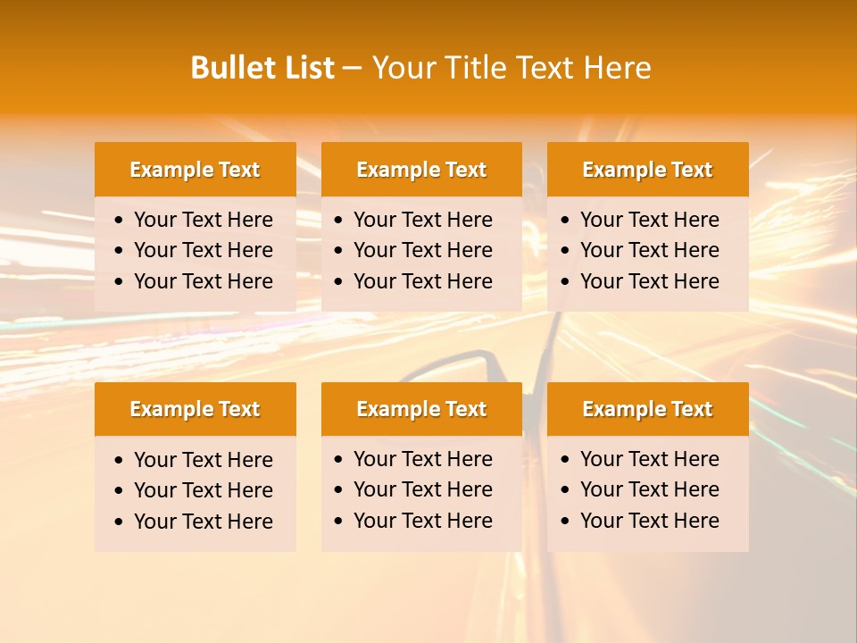 Mirror Highway Way PowerPoint Template