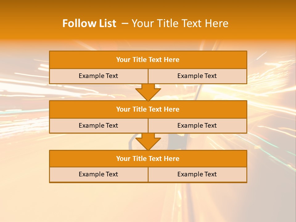 Mirror Highway Way PowerPoint Template