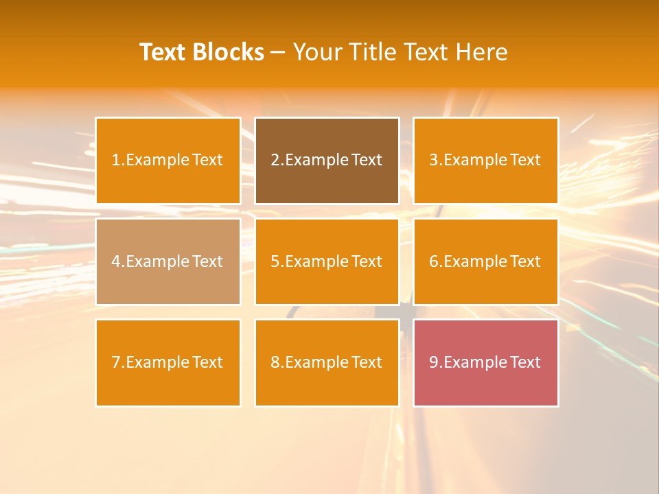 Mirror Highway Way PowerPoint Template