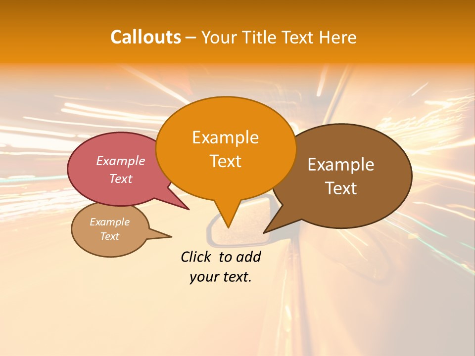 Mirror Highway Way PowerPoint Template