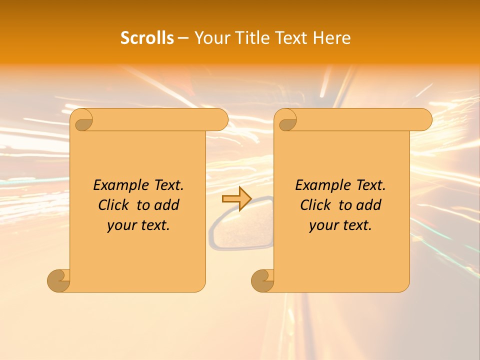 Mirror Highway Way PowerPoint Template