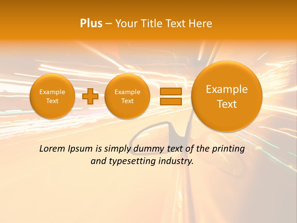 Mirror Highway Way PowerPoint Template