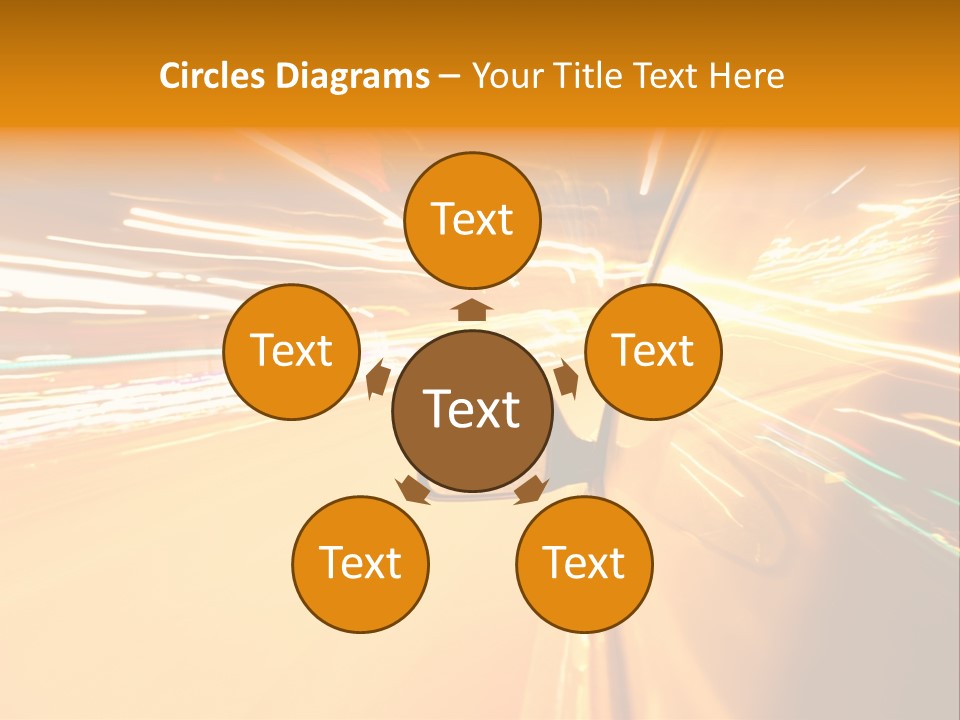 Mirror Highway Way PowerPoint Template