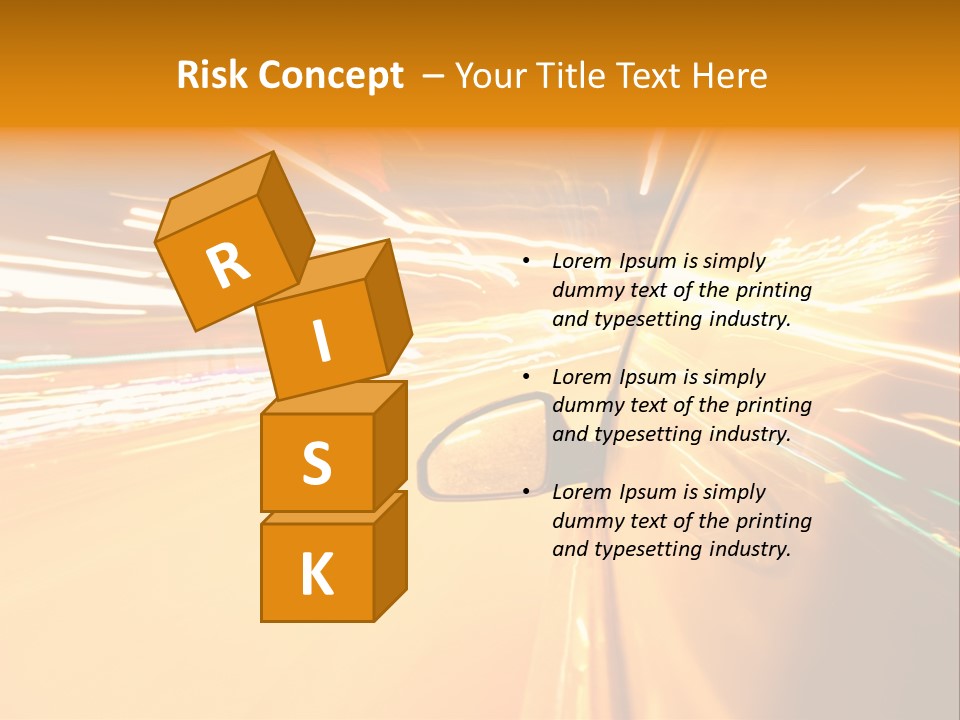 Mirror Highway Way PowerPoint Template