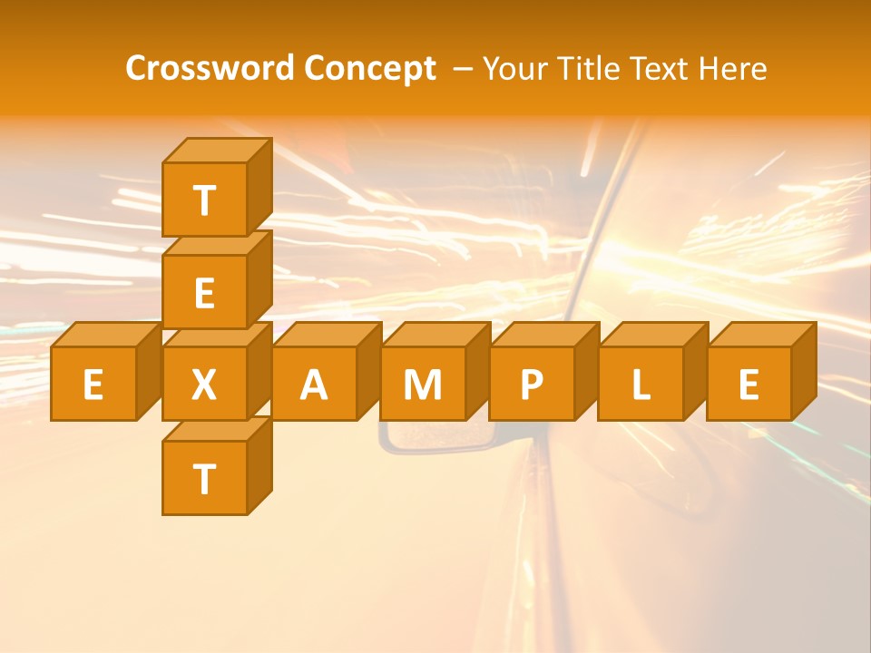 Mirror Highway Way PowerPoint Template