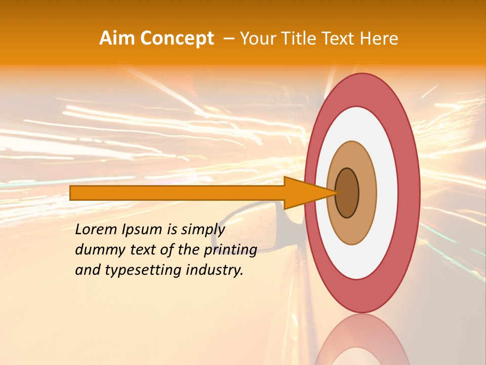 Mirror Highway Way PowerPoint Template