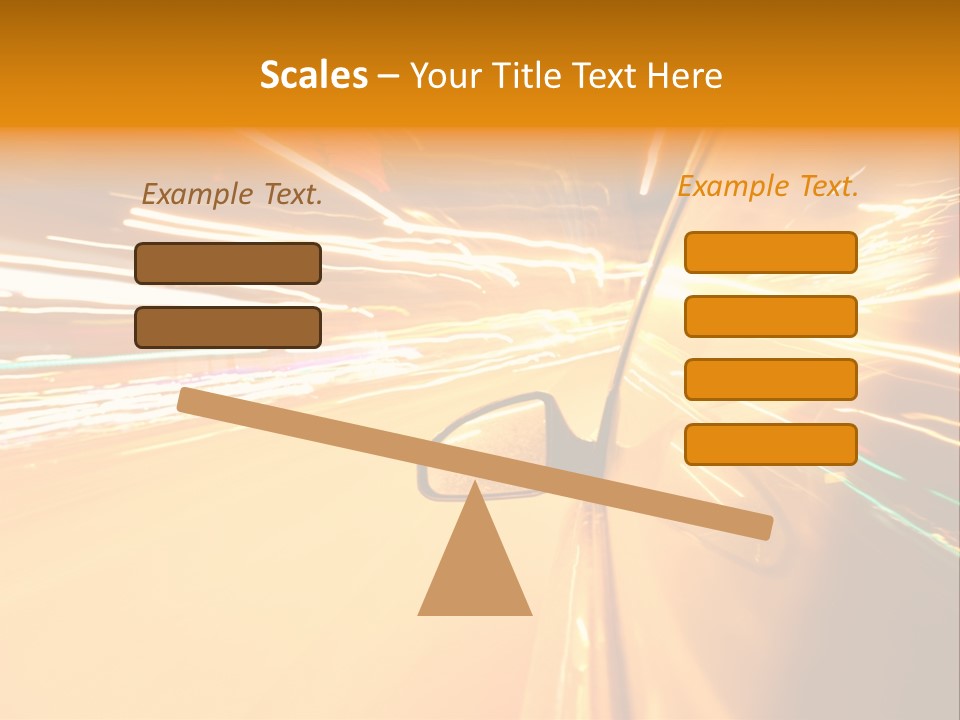 Mirror Highway Way PowerPoint Template
