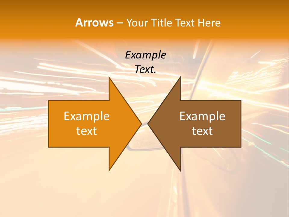 Mirror Highway Way PowerPoint Template