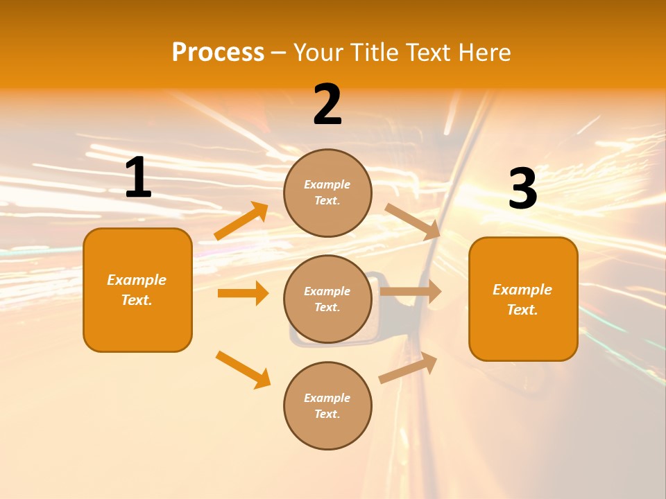 Mirror Highway Way PowerPoint Template