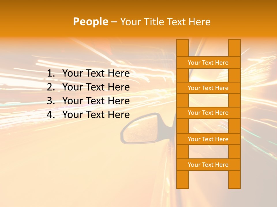Mirror Highway Way PowerPoint Template