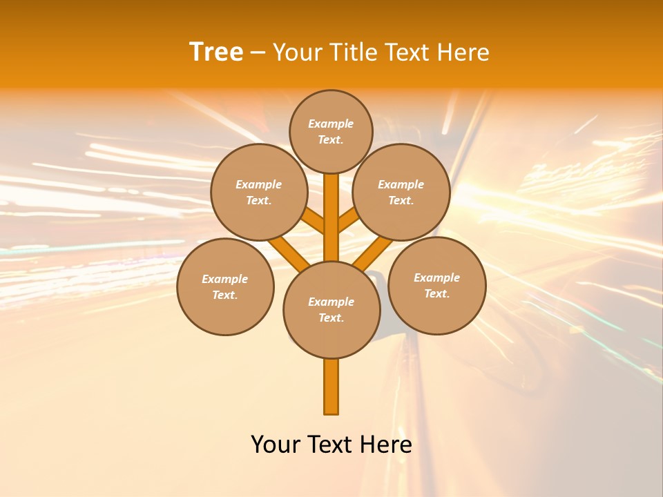 Mirror Highway Way PowerPoint Template