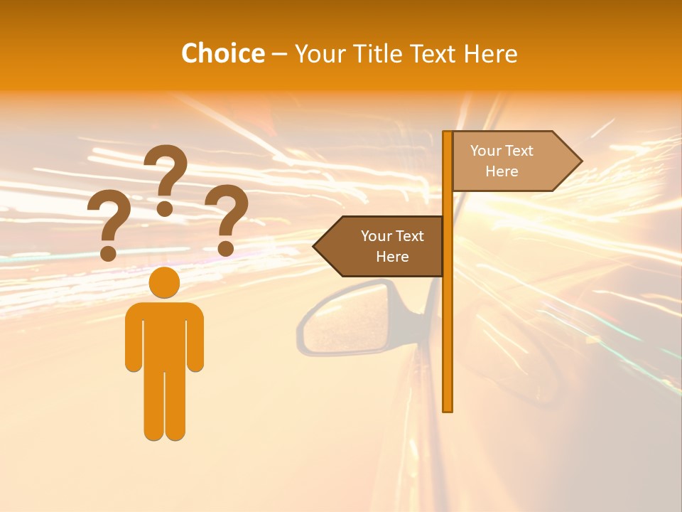 Mirror Highway Way PowerPoint Template