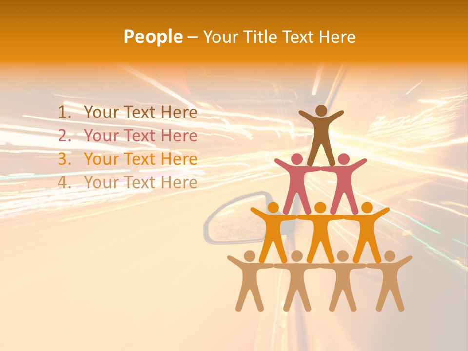 Mirror Highway Way PowerPoint Template