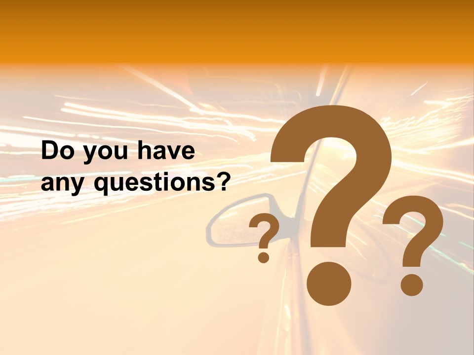 Mirror Highway Way PowerPoint Template