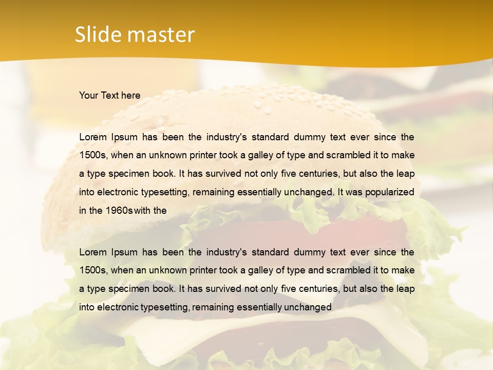 Cooking Grilled Isolated PowerPoint Template