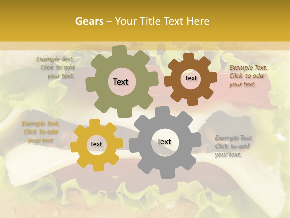 Bun Cuisine Juicy PowerPoint Template