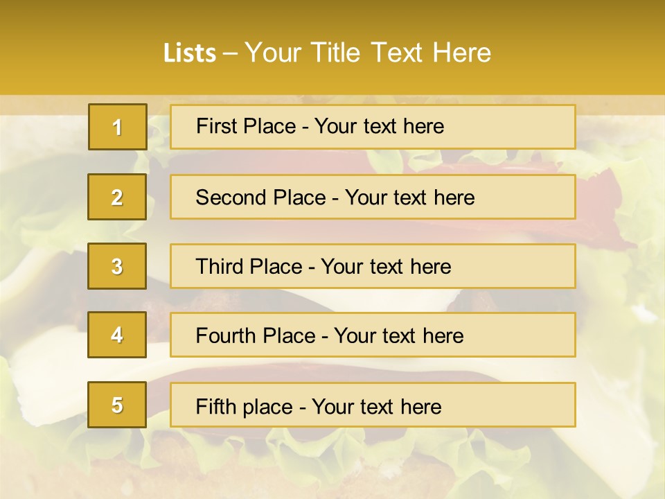 Bun Cuisine Juicy PowerPoint Template