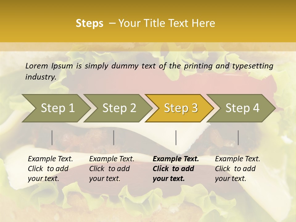 Bun Cuisine Juicy PowerPoint Template