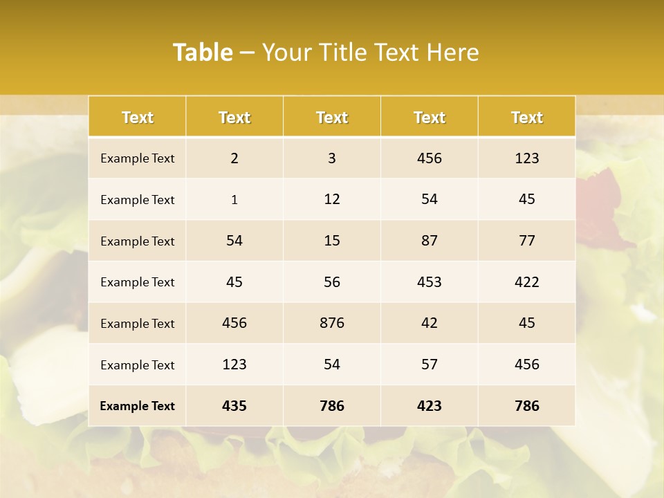 Bun Cuisine Juicy PowerPoint Template